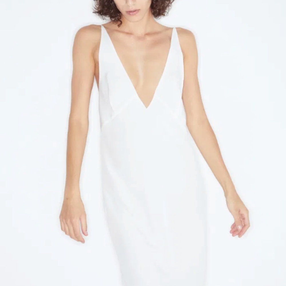 Raey Bust-cup silk crepe de Chine slip dress